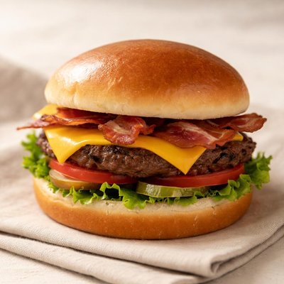 Jr bacon cheese burger