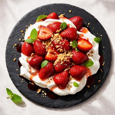 Jubilee strawberries and cream