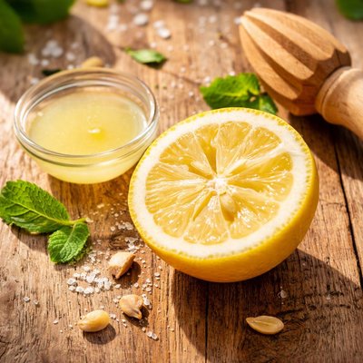 Juce of half a lemon