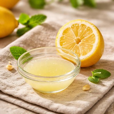 Juice from half of a lemon