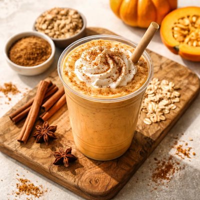Juiceland pumpkin spice smoothie