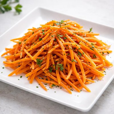Julienne carrots