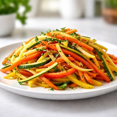 Julienne vegetables