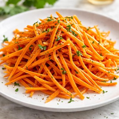 Julienned carrots