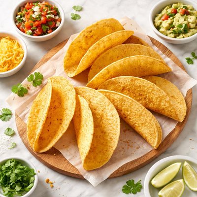 Jumbo corn taco shells