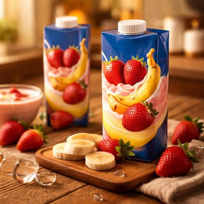 Jumex bannana and strawberry flavor