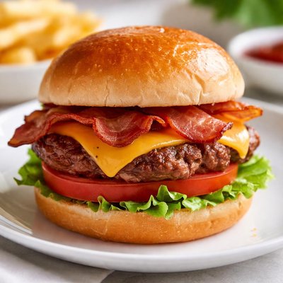 Junior bacon cheeseburger