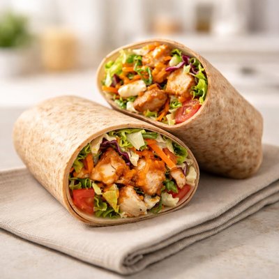 Just salad buffalo chicken wrap