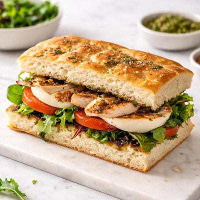 Just salad focaccia