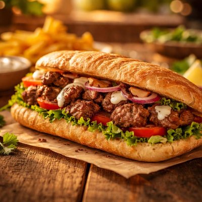 ケバブサンドイッチ