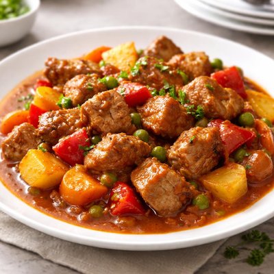 Kalderata pork