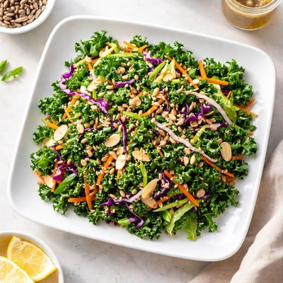 Kale and cabbage salad