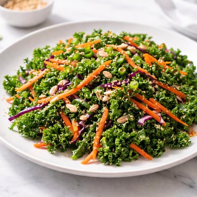 Kale and carrot salad