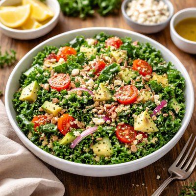 Kale and quinoa salad