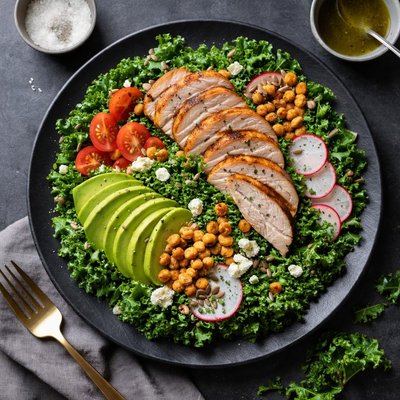 Kale chicken salad