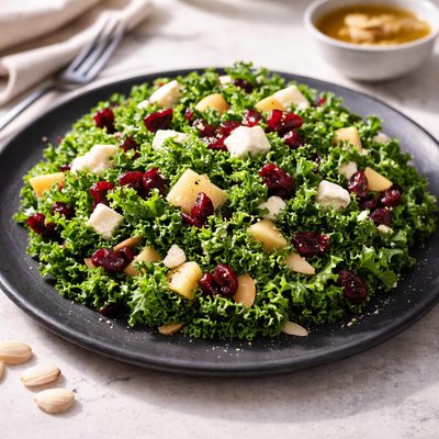 Kale cranberry salad
