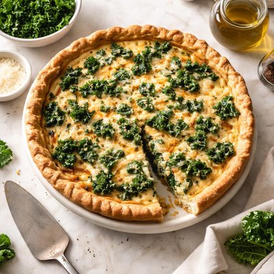 Kale quiche
