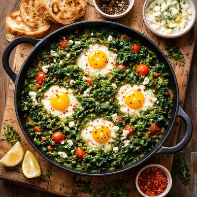 Kale shakshuka