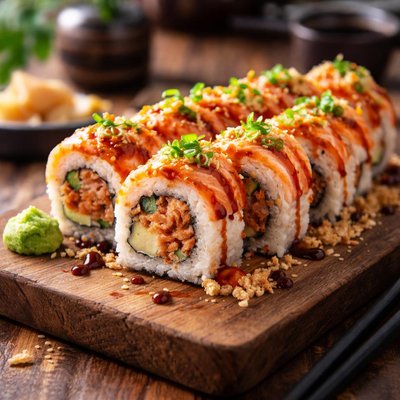 Kamikaze sushi roll