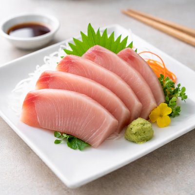 Kampachi sashimi