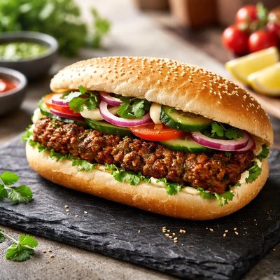 Karachi kebab bun