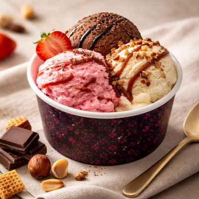 Kaspa dessert gelato