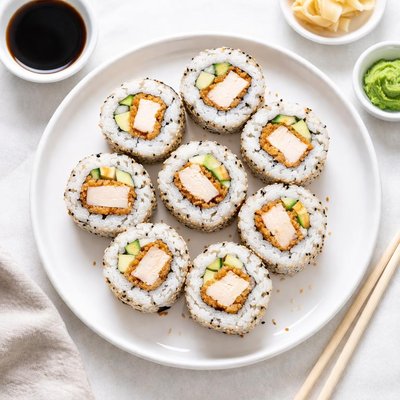 Katsu chicken sushi