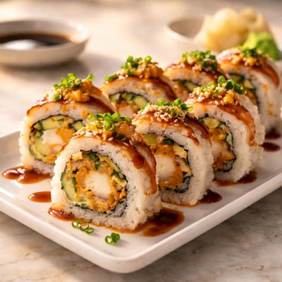炸虾寿司卷