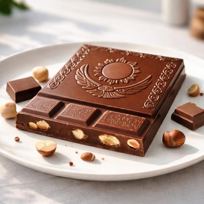 Kazakhstan chocolate bar