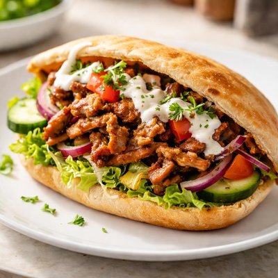 Kebab sandwich