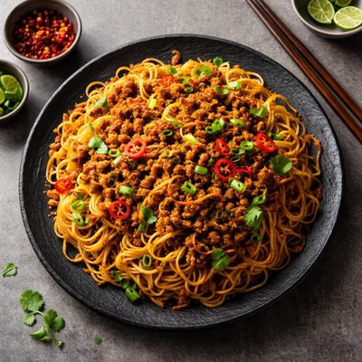 Keema noodles
