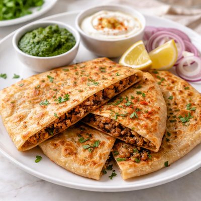 Keema paratha