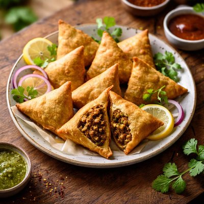 Keema samosa