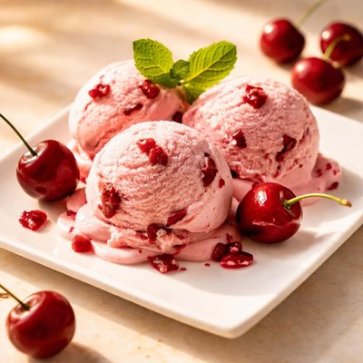 肯普斯冰淇淋樱桃