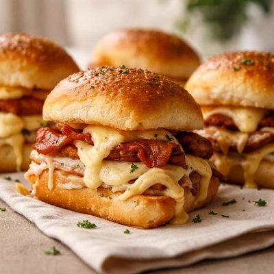 Kentucky hot brown sliders