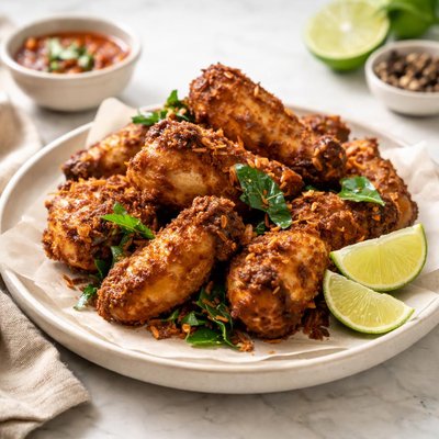 空气炸锅香料炸鸡