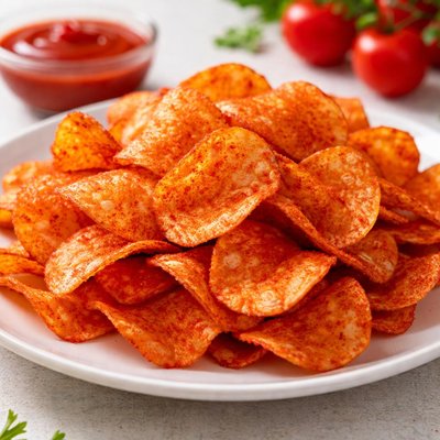 Ketchup chips