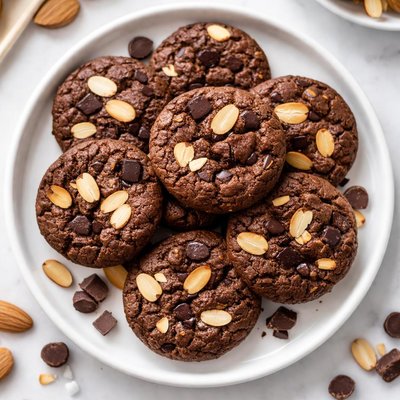 Keto almond chocolate cookie