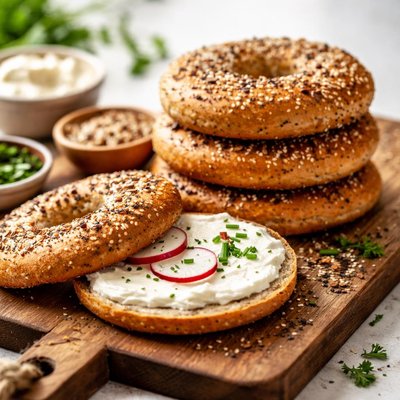 Keto bagel thins