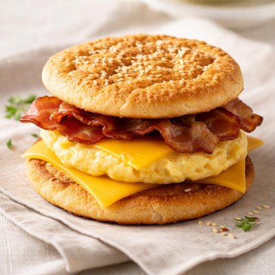 Keto breakfast sandwich