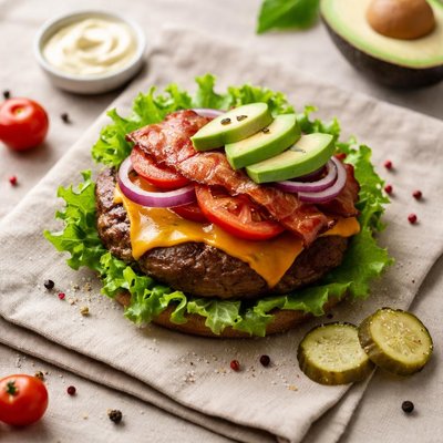 Keto burger