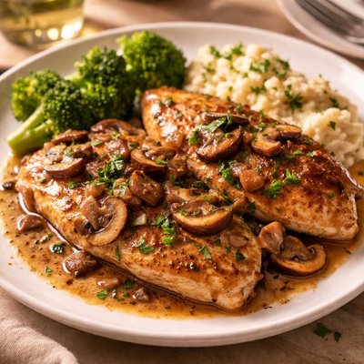 Keto chicken marsala