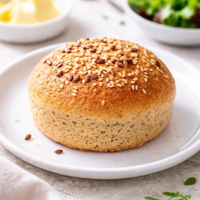 Keto hamburger bun