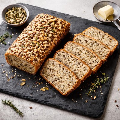 Keto multi seed bread
