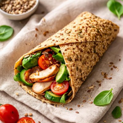 Keto multi seed wrap
