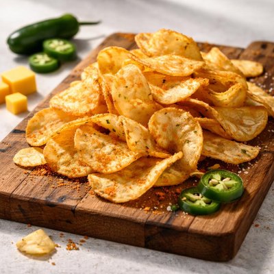 Kettle cooked jalepeno chedder