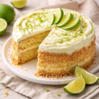 Key lime cake