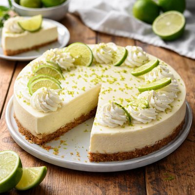 Key lime cheesecake