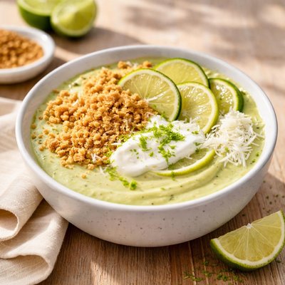 Key lime pie protein bowl