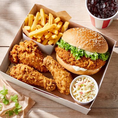 Kfc australia regular zinger box